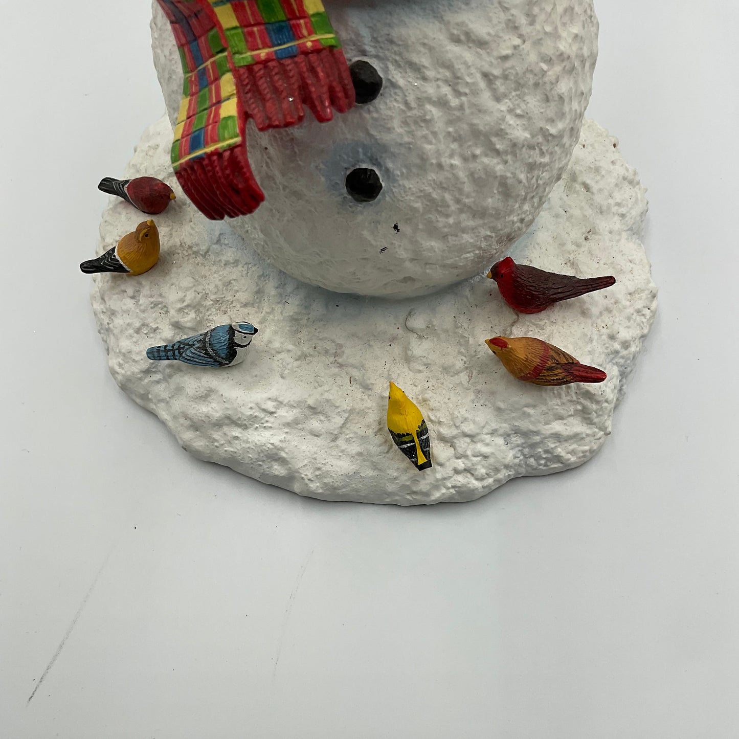 Lenox Feathered Friends Snowman & Birds Lynn Bywaters Figurine