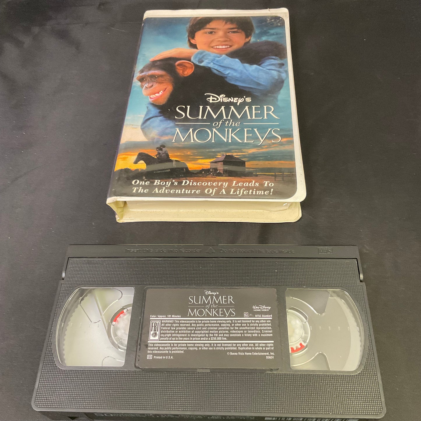 Disney’s Summer of the Monkeys VHS Tape