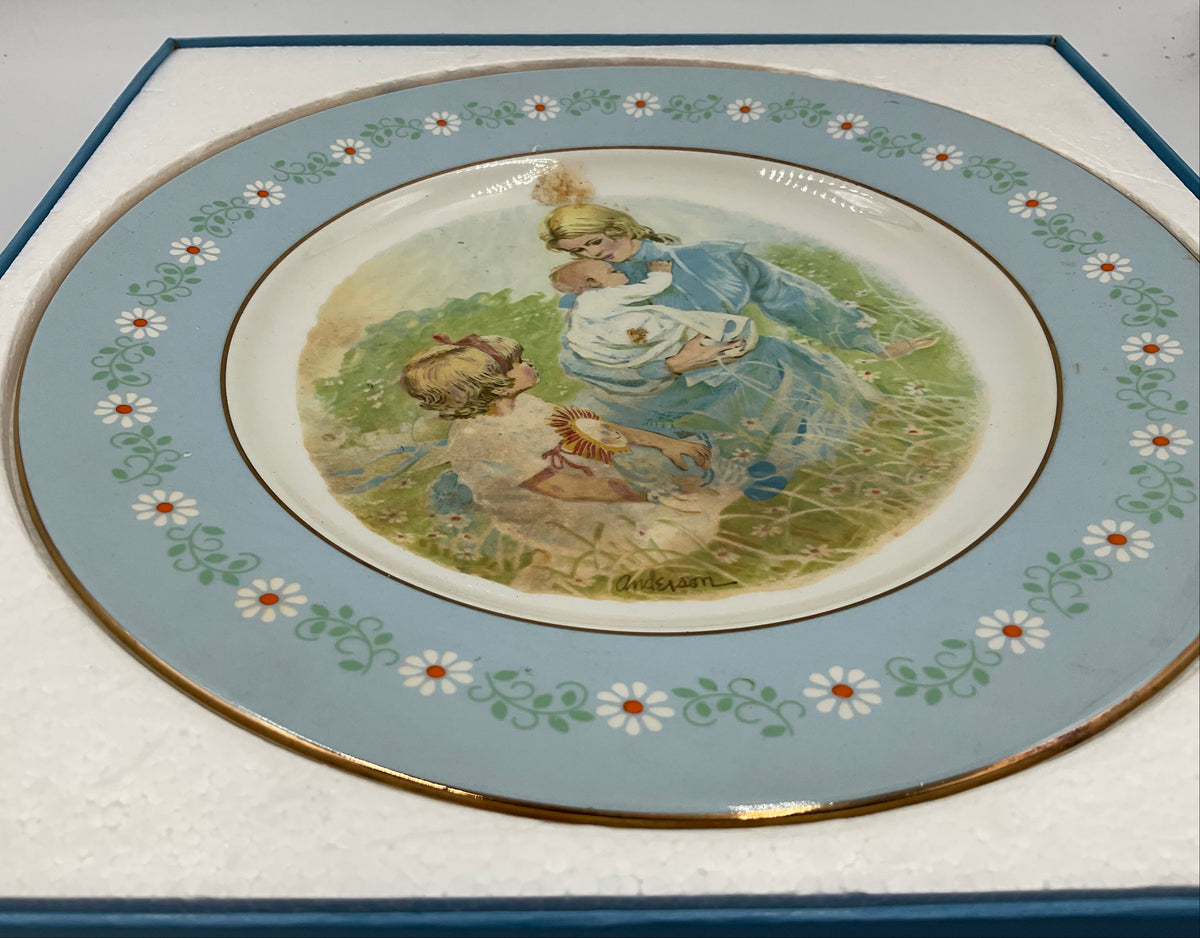 1974 Avon Tenderness Collector’s Plate By Pontesa Ironstone