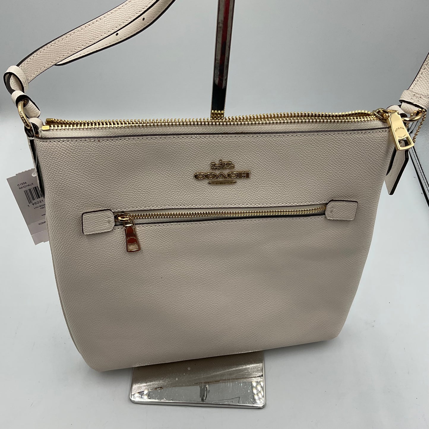 Coach Leather Rowan File Bag IM/Chalk Off White Crossbody New with Tags NWT