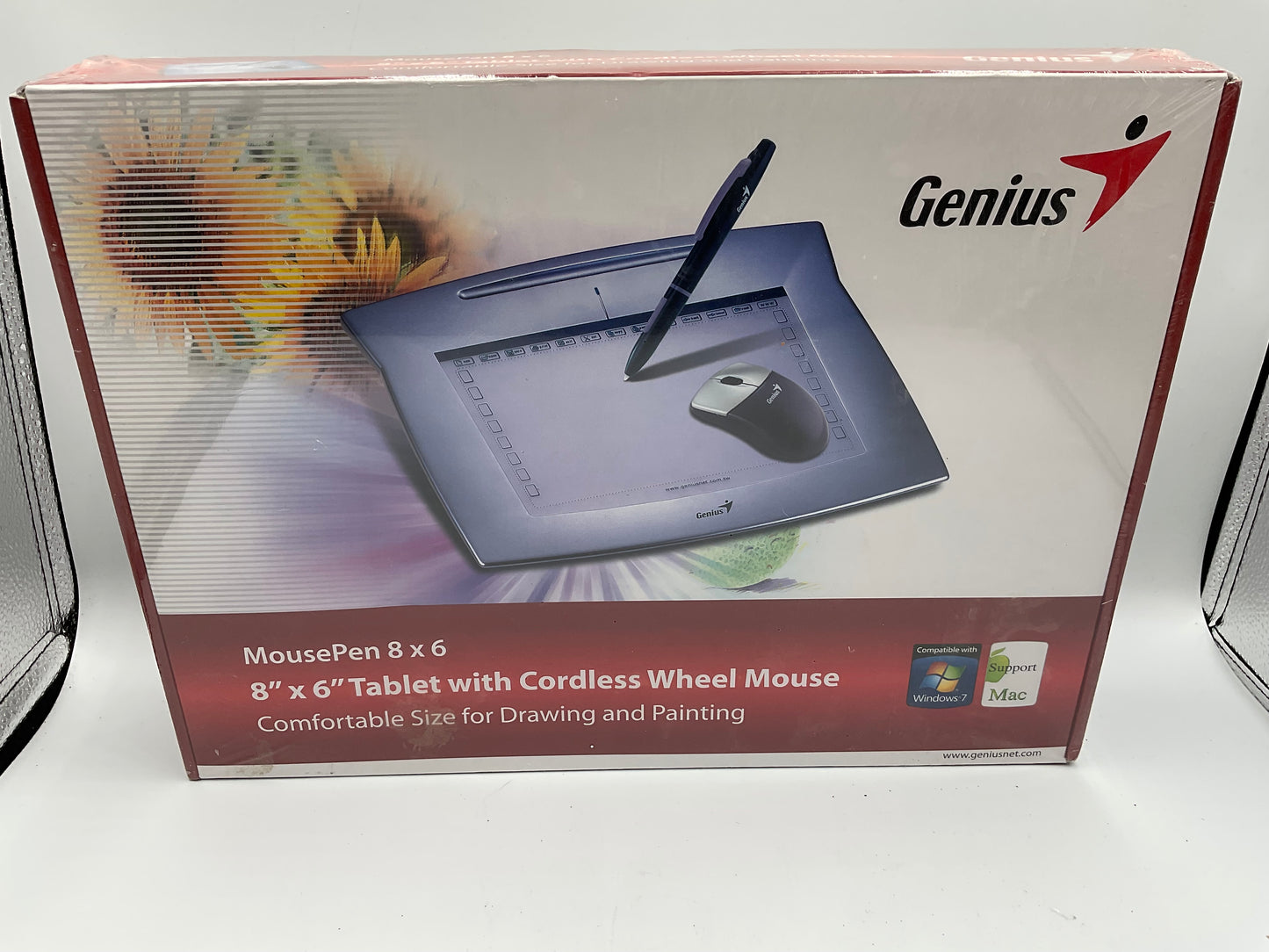 Genius MousePen Drawing Tablet (Metallic Slate Blue)