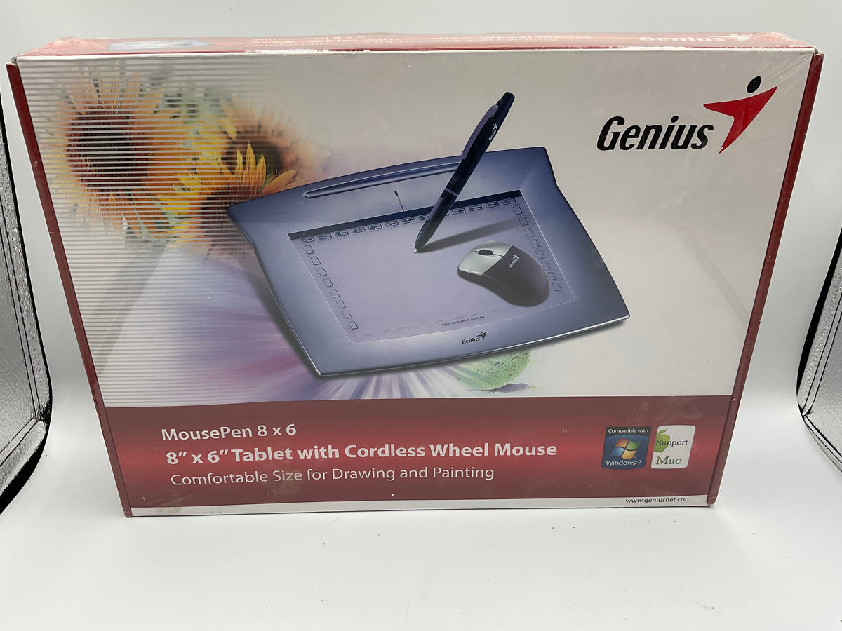 Genius MousePen Drawing Tablet (Metallic Slate Blue) NIB