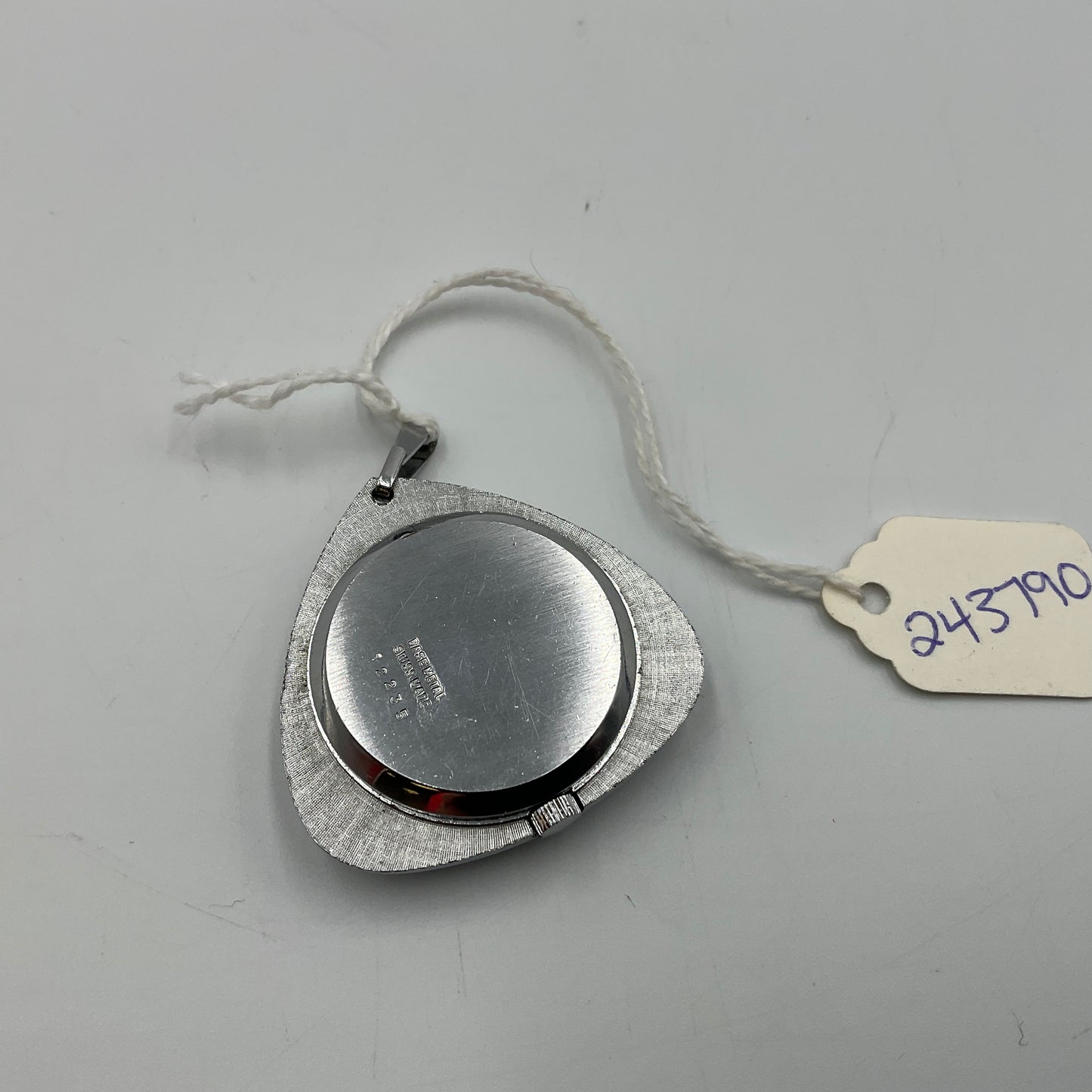 Endura Swiss Made Vintage Pendant Windup Watch