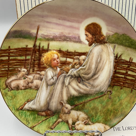 W.L.George Fine China The Lord’s my Shepherd By Cicely Mary Barker