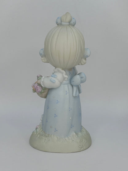 Precious Moments Vintage 1994 Take Time To Smell The Flowers Figurine Orig Box