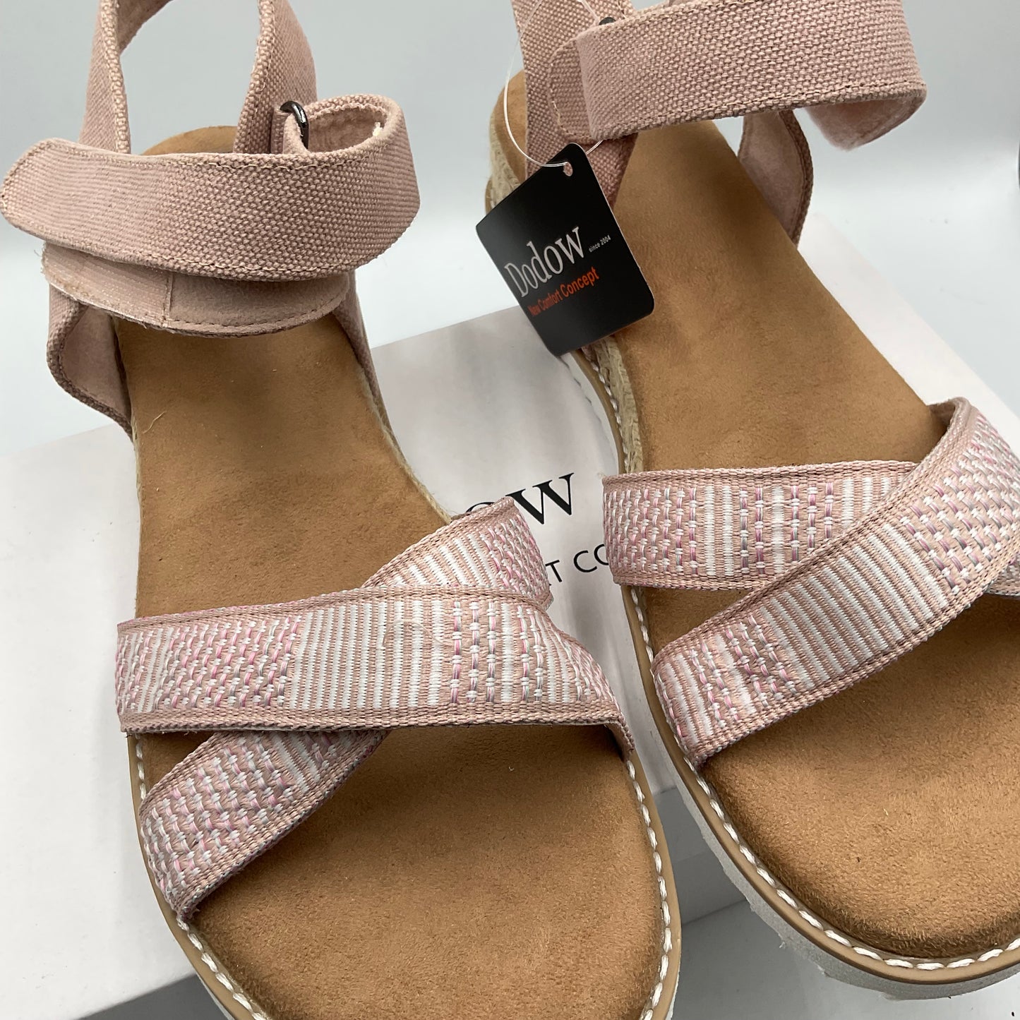 Dodow Womens's Sandals Pink Size 11