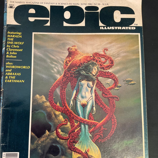 Epic Illustrated Featuring Marada The She- Wolf