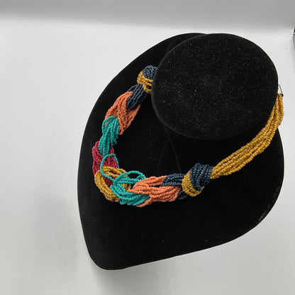 Multi Color Beaded Necklace