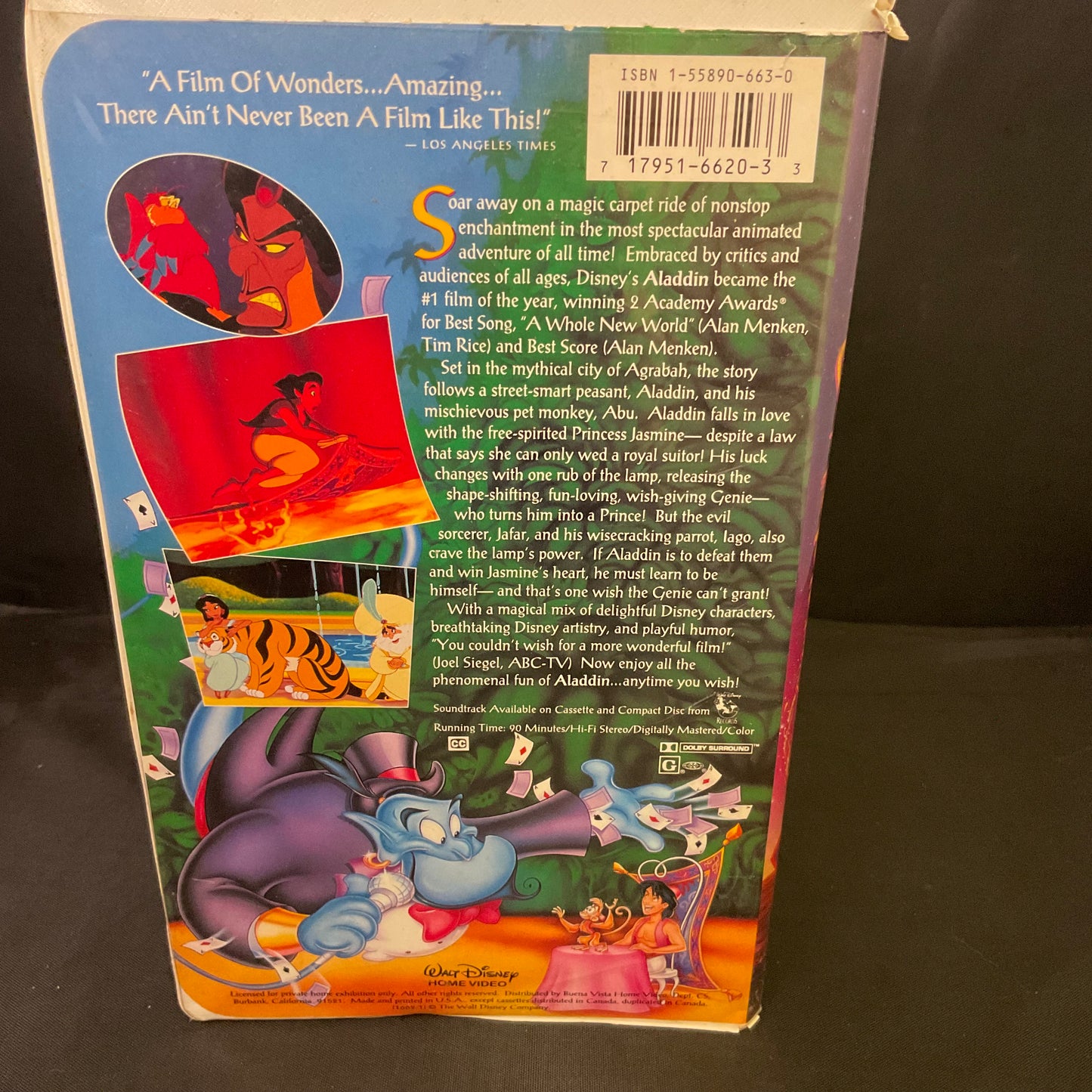 Disney’s Aladdin VHS Tape