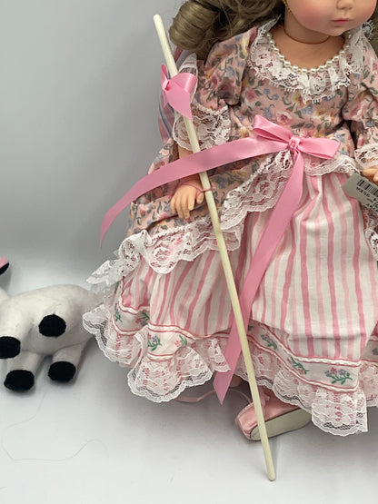 Madame Alexander 14 Inch Little Bo Peep Doll Classics w/ Tag , Parasol and Lamb