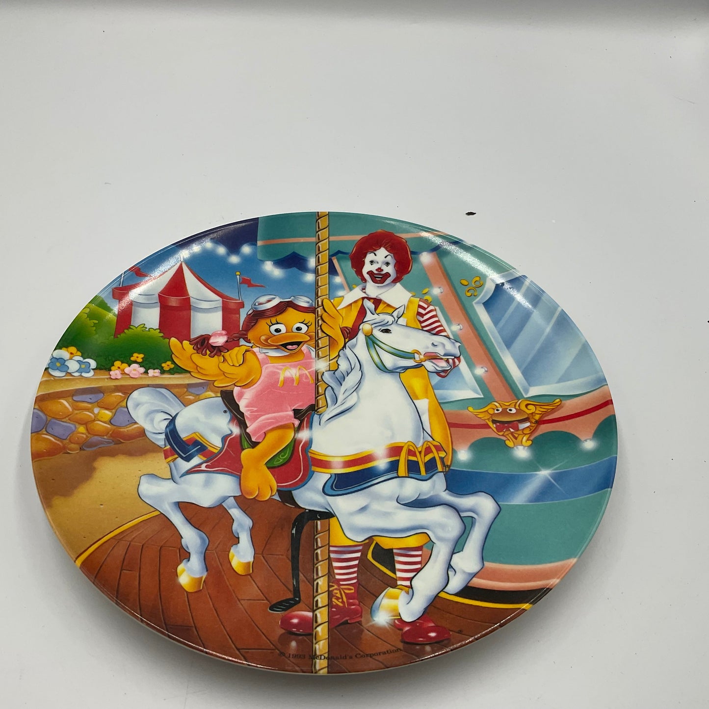 SKIP  Set of 5 - Vintage 90s Ronald McDonalds holiday Plates