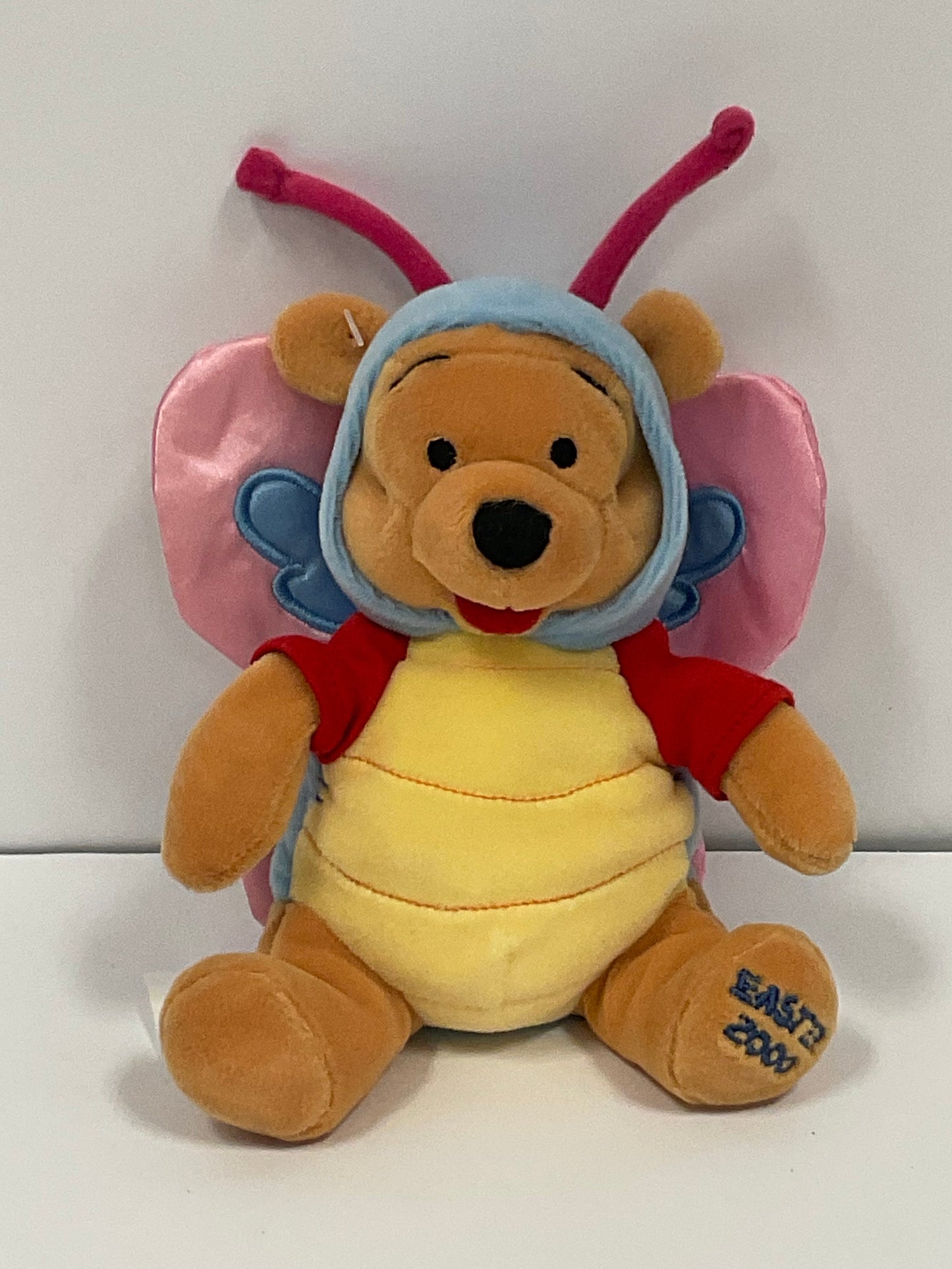 Easter Butterfly Winnie the Pooh Bear & Friends Vintage 2000 Mini Beanbag Beanie Plush Disney Collectible