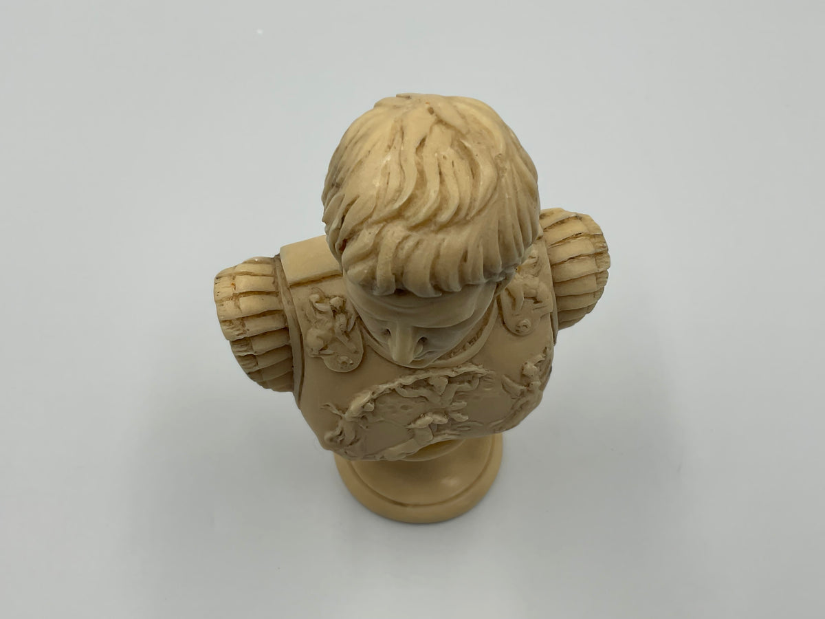 Replica Bust Augustus Caesar Figurine Miniature A.B Italy