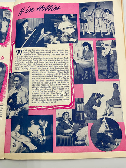 Vintage  Ice-Capades of 1945 Souvenir Program Orginal show booklet