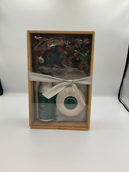 Claire Burke "Fresh Cut Spruce" Home Fragrance Gift Set