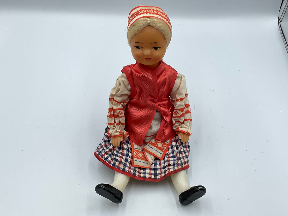 Vintage Soviet-Era (USSR) Ethnic Souvenir Doll