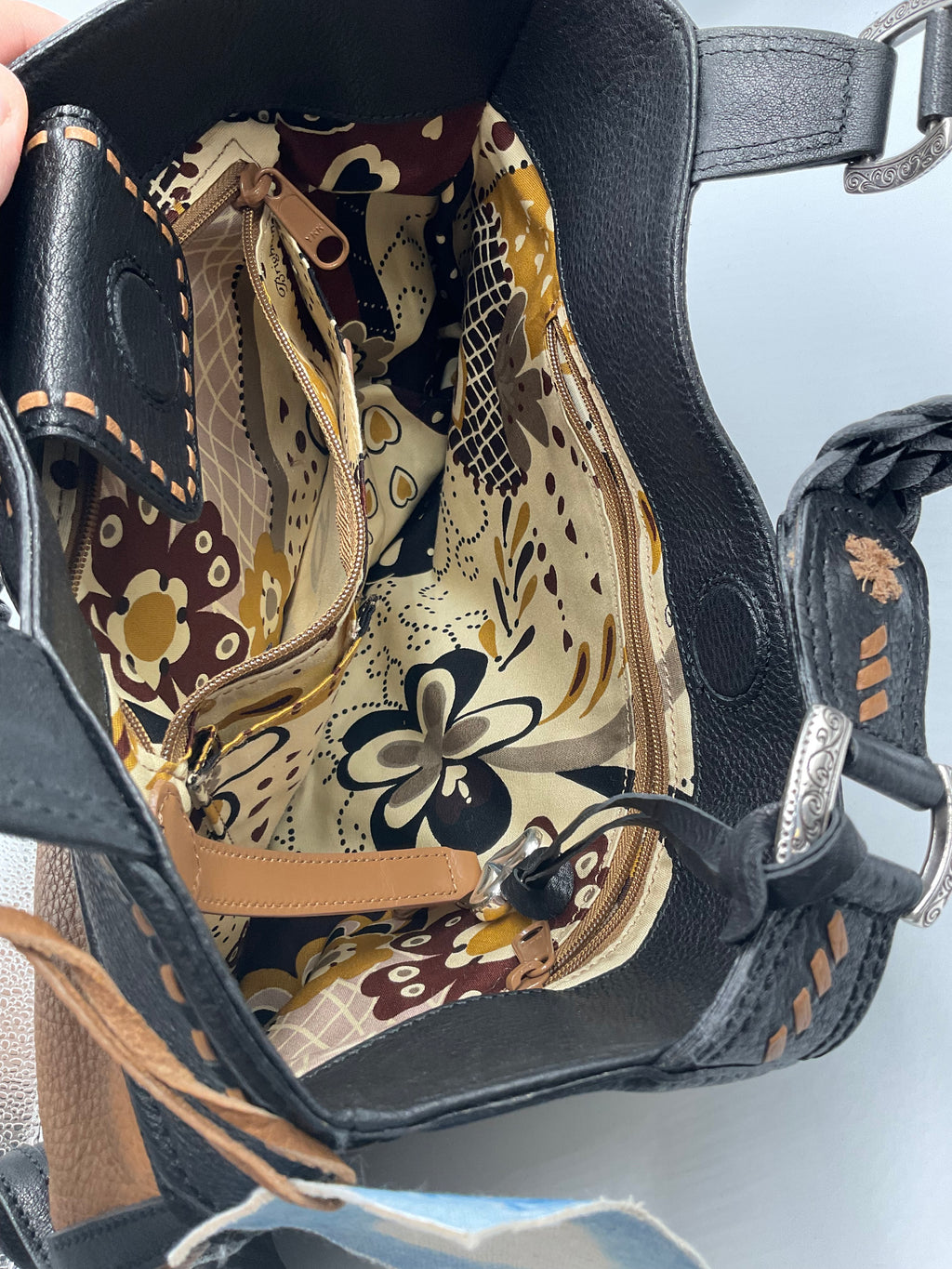 Brighton Montana Montreal Shoulder Bag Pebbled Leather Hobo Bag
