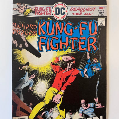 Richard Dragon Kung-Fu Fighter #8 Deadliest of Them All! Blinded! Vintage 1976 DC Comics Comic Book