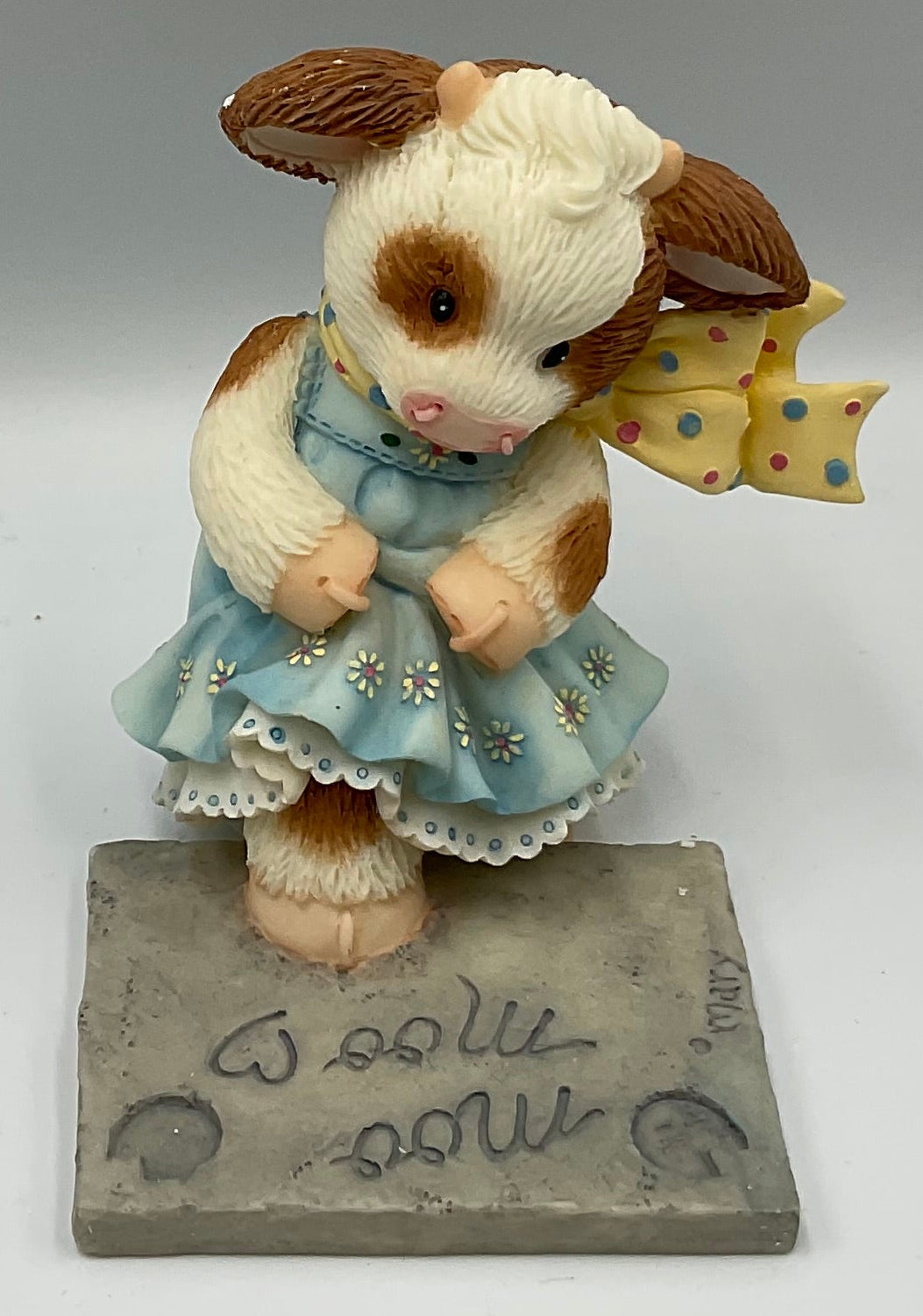 Enesco Mary's Moo Moos You're A Star Cow Figurine 674400 1999