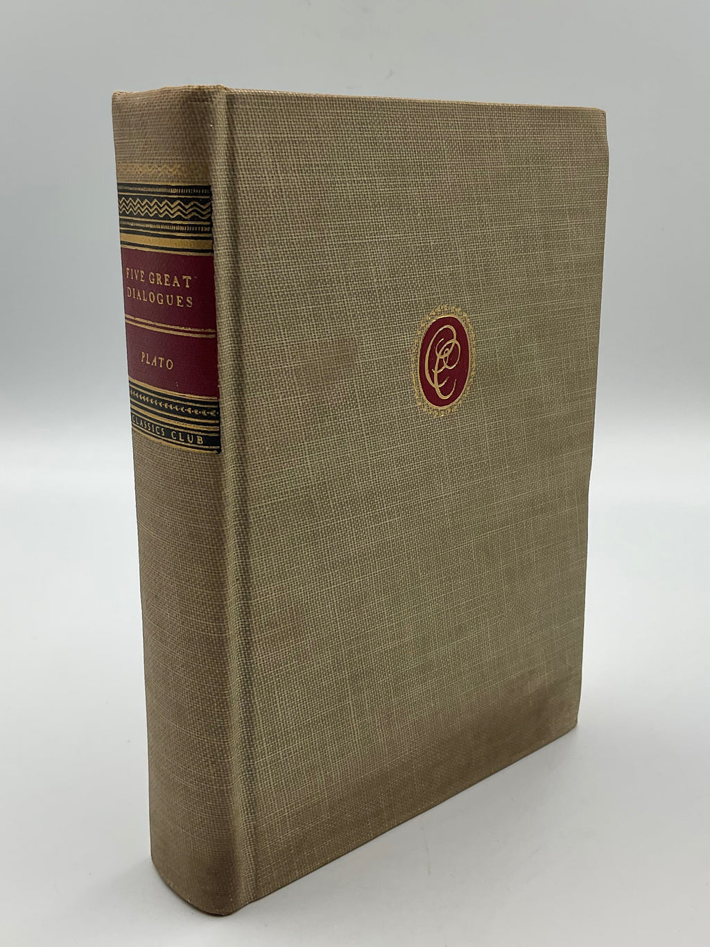 Five Great Dialogues Plato Hardcover Book Classics Club Edition Walter J. Black 1942