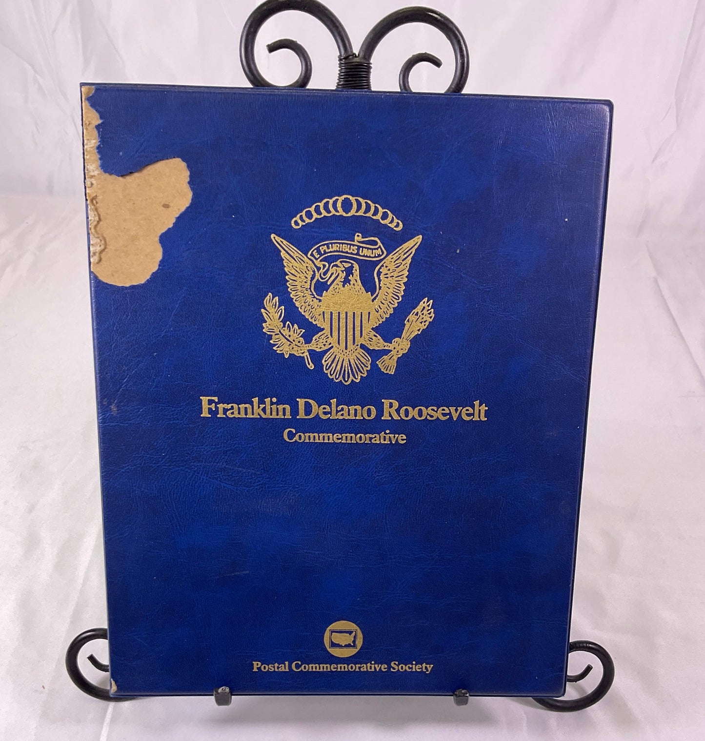 Franklin Delano Roosevelt Commemorative Hardcover Stamp Book from the Postal Commemorative Society