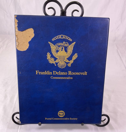 Franklin Delano Roosevelt Commemorative Hardcover Stamp Book from the Postal Commemorative Society