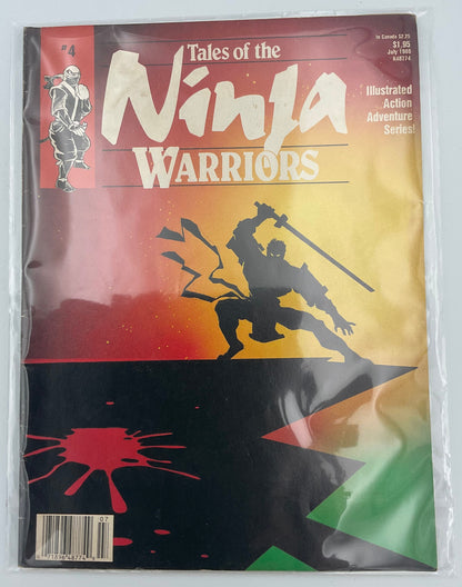 Tales of The Ninja Warriors #4 Vintage 1988 Illustrated Action Adventure Series