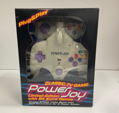 Power Joy Limited Edition Classic TV Arcade Game Console with 84 Extra Games Plug & Play New in Box
