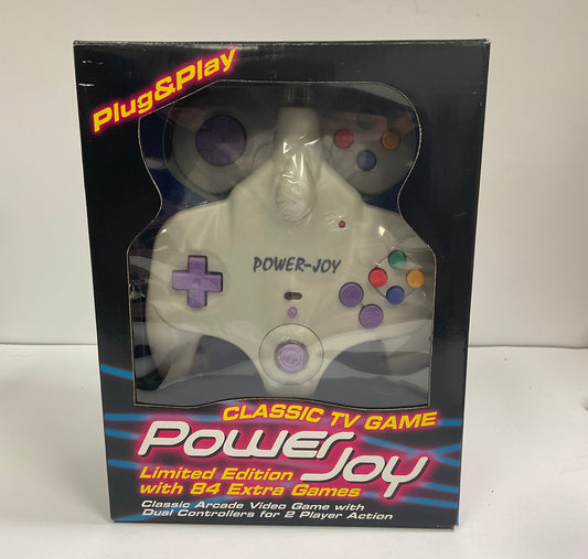 Power Joy Limited Edition Classic TV Arcade Game Console with 84 Extra Games Plug & Play New in Box