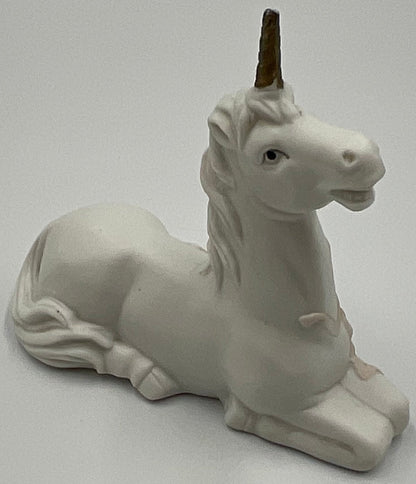Vintage Ceramic Lying Unicorn figurine