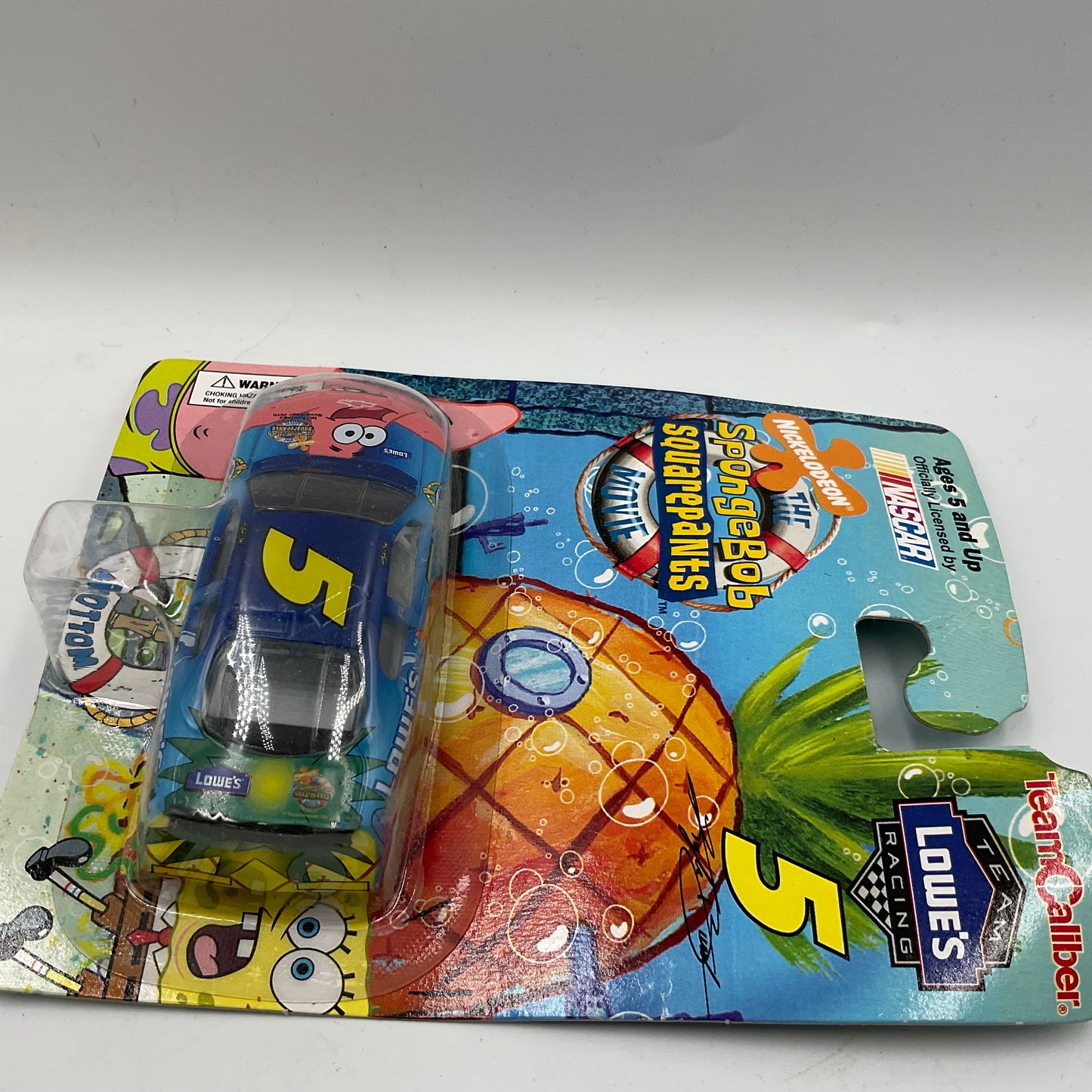NASCAR #5 The SpongeBob Squarepants Movie Theme Die Cast Replica #5 Kyle Busch