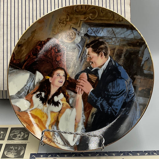 W.L. George Bradford Exchange Scarlett Rhett’s Honeymoon Gone with Wind China Plate