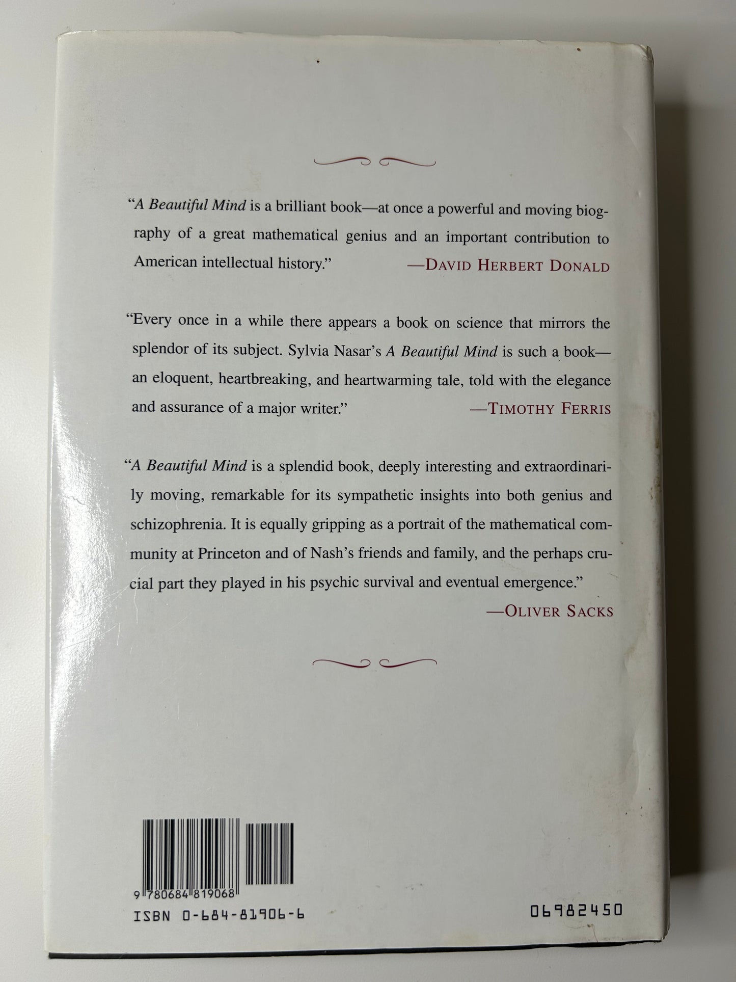 A Beautiful Mind by Sylvia Nasar