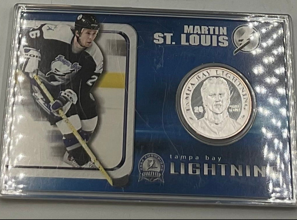 2004 Highland Mint Commemorative 7 Coin Set Tampa Bay Lightning