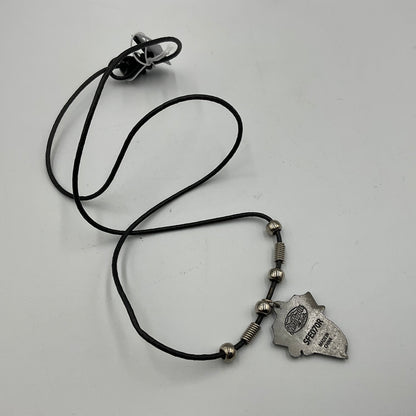 Atlanta Falcons NFL logo Pendand black cord Necklace