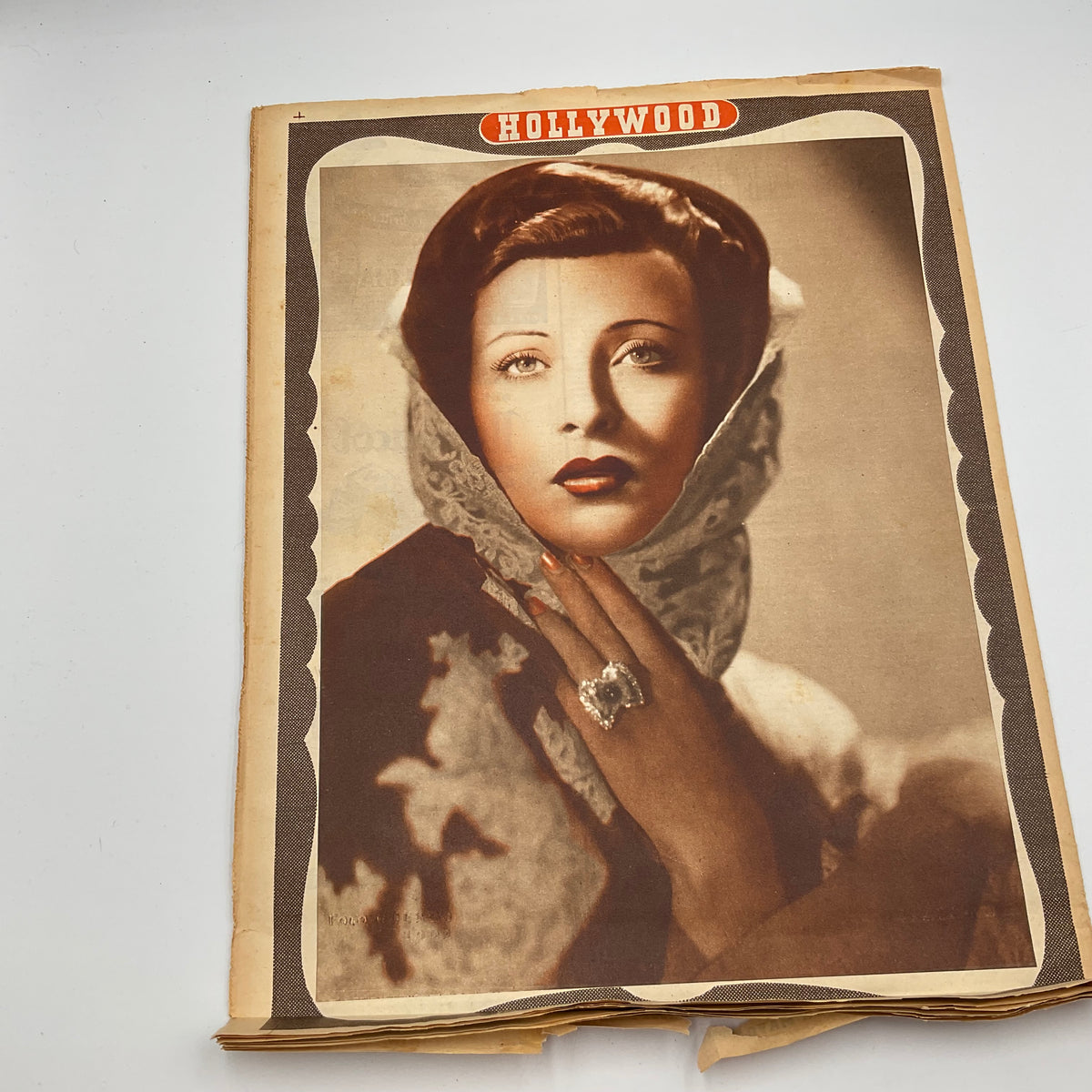 Vintage Italian Film Magazine Hollywood Dated June 23,1949