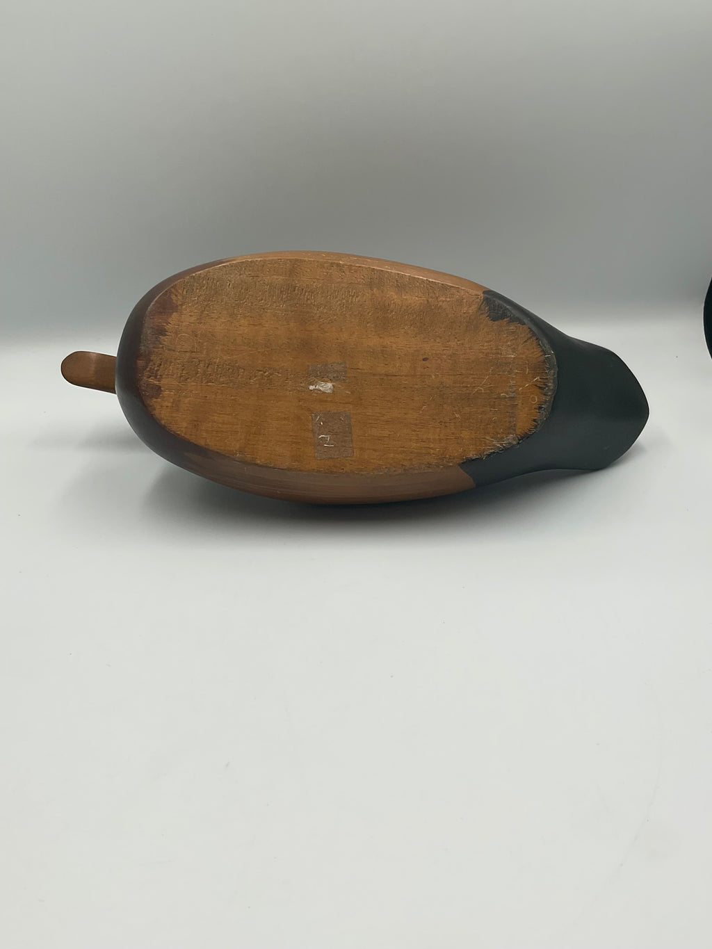 Vintage Hand Carved Wooden Mallard Hen Duck Decoy