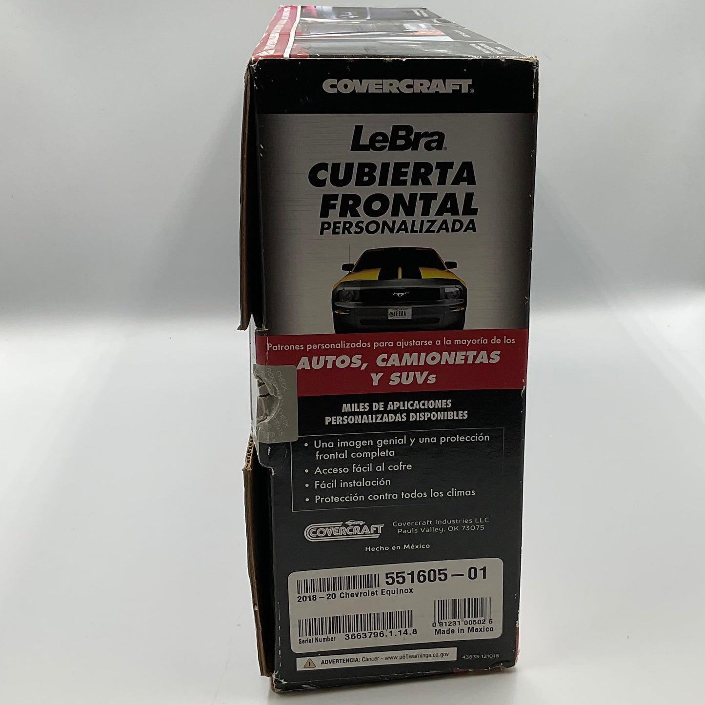 Covercraft LeBra Custom Front End Cover for 2018–2021 Chevrolet Equinox New in Box 551605-01