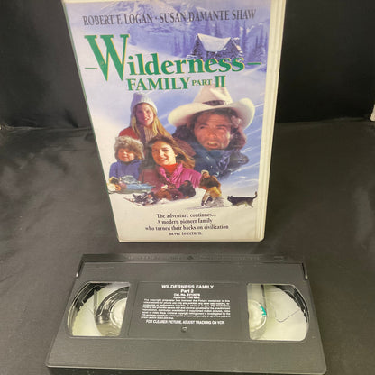 Wilderness Family Part 2 Vintage VHS Video Tape in Original Case