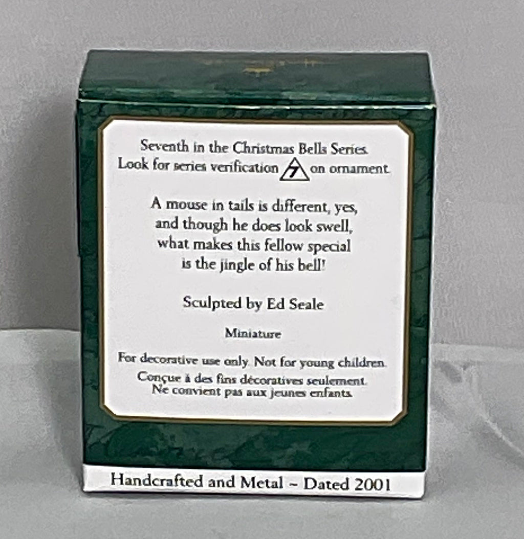 Hallmark Keepsake 2001 Christmas Bells #7 Miniature Ornament