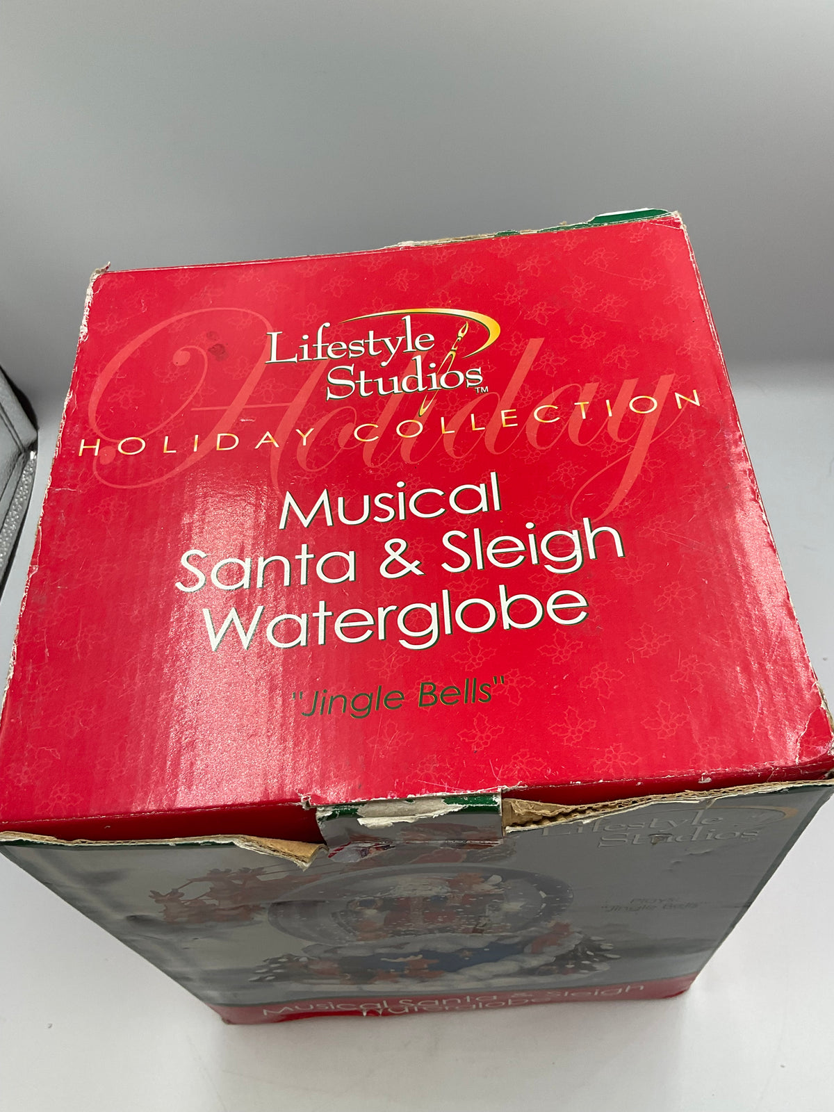 Lifestyle Studios Holiday Collection Musical Santa & Sleigh Waterglobe