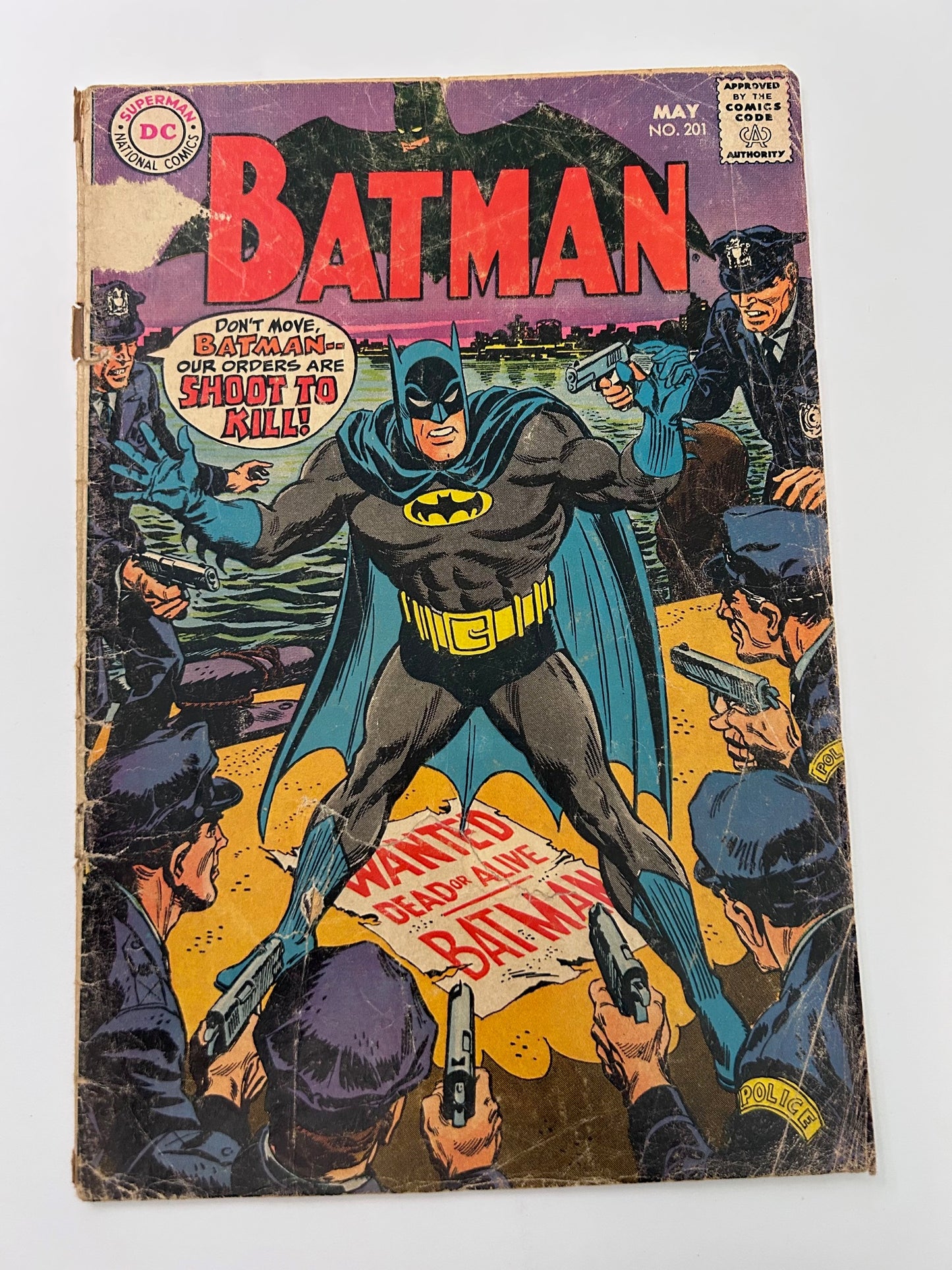 Batman #201 Vintage May 1968 DC Comics Comic Book