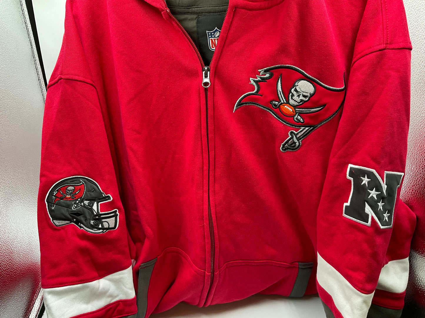 Tampa Bay Buccaneers Zip Up Hoodie Size 3XL XXXL