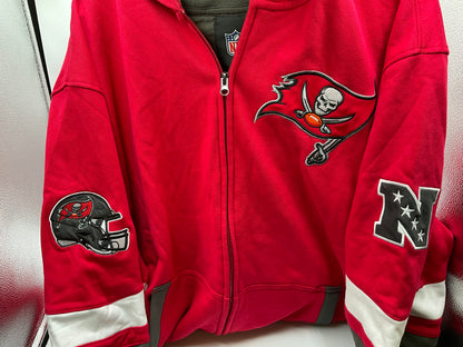 Tampa Bay Buccaneers Zip Up Hoodie Size 3XL XXXL