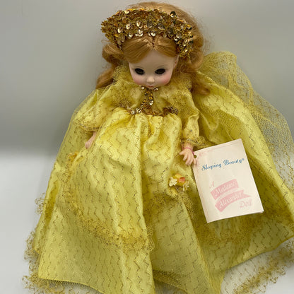 Vintage Madame Alexander Sleeping Beauty Doll with an orginal box and booklet