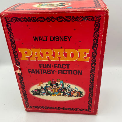 Walt Disney’s Parade set of 4 books Vintage 1970
