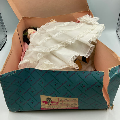 Vintage Madame Alexander Gone With The Wind Scarlett O'Hara Doll with box and booklet