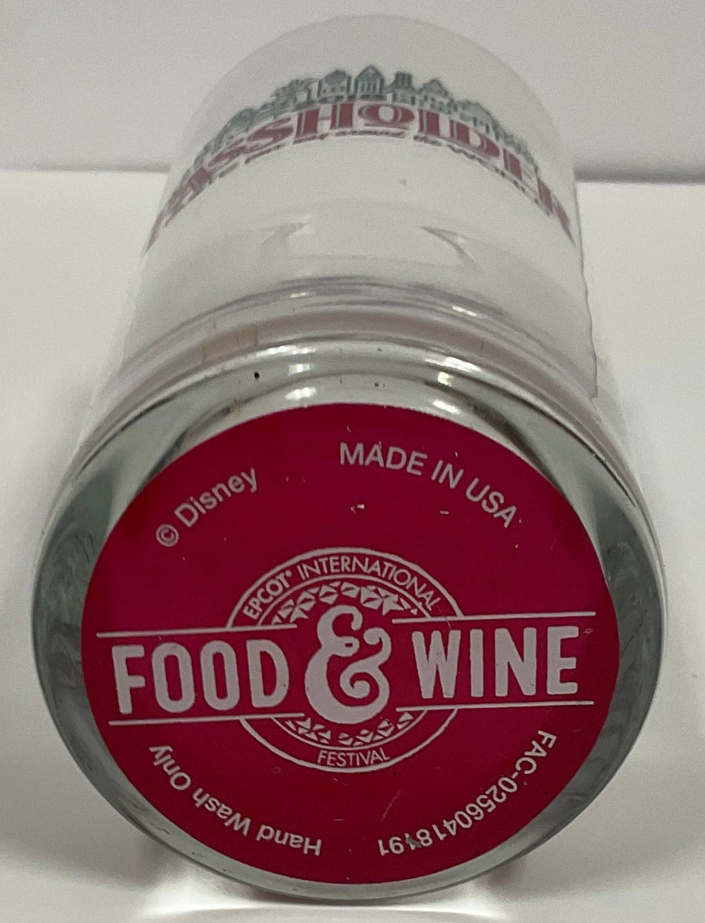 Disney 2018 Food Wine Festival Passholder Sip Your Troubles Away Tall Glass New