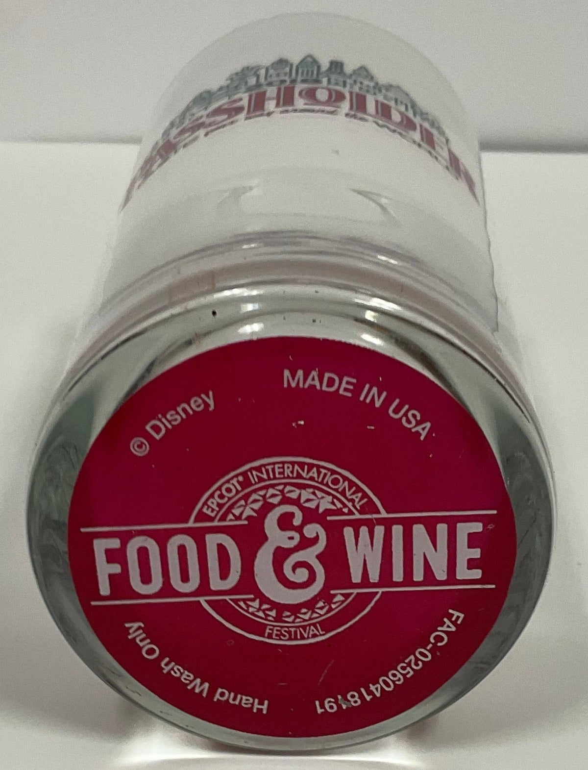 Disney 2018 Food Wine Festival Passholder Sip Your Troubles Away Tall Glass New