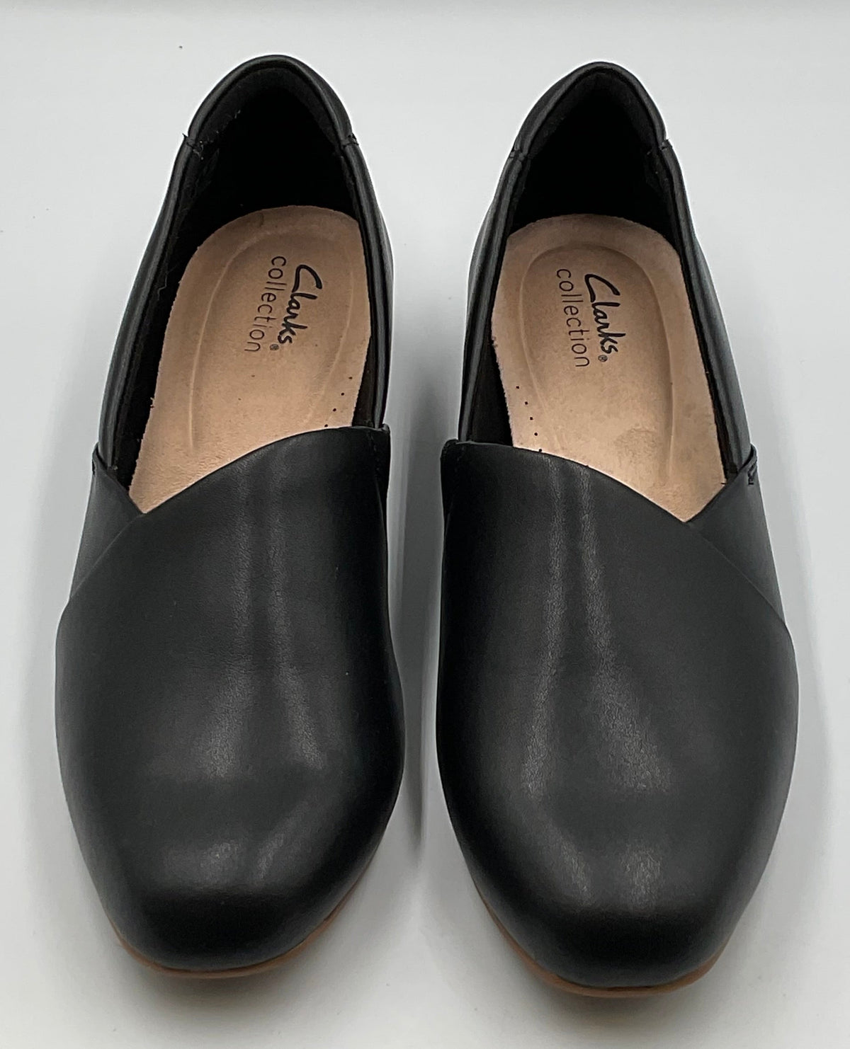 Clark’s Collection Juliet Palm Size 9 US Black Leather Cuir Noir Shoes